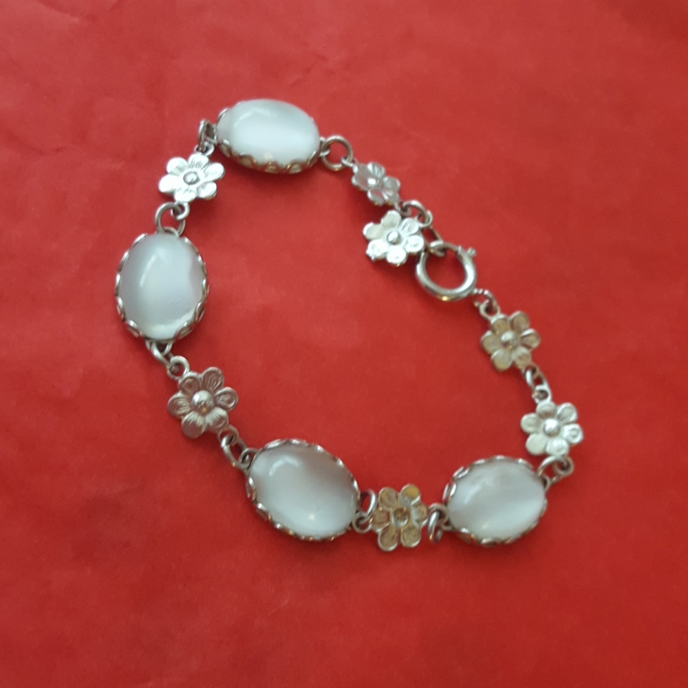 Coin pearl Sterling bracelet